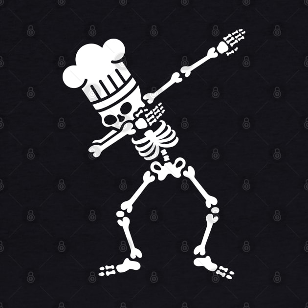 Dab dabbing skeleton BBQ cook / chef by LaundryFactory